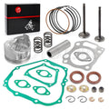 Engine Top End Rebuild Kit +0.25 Piston Valve for Yamaha Golf Cart G11 G16 G20
