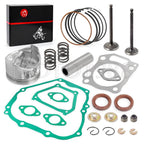 Engine Top End Rebuild Kit +0.25 Piston Valve for Yamaha Golf Cart G11 G16 G20