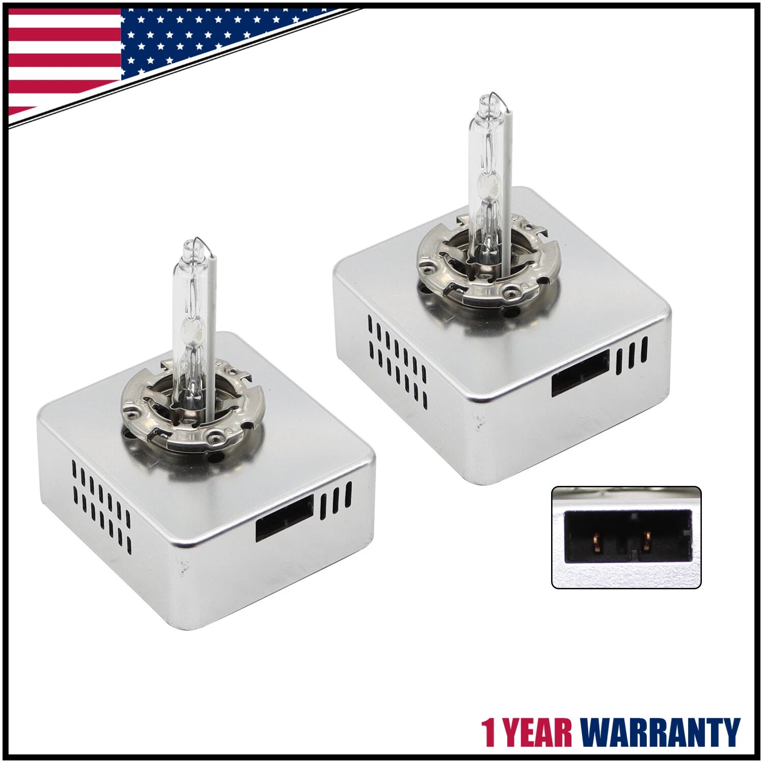 2X D5S Xenon HID Headlight Bulb for Chevrolet Silverado 1500 GMC Sierra