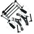 Set of 12 Front Lower Control Arm Tie Rod Ends for Toyota Highlander (2004–2007)