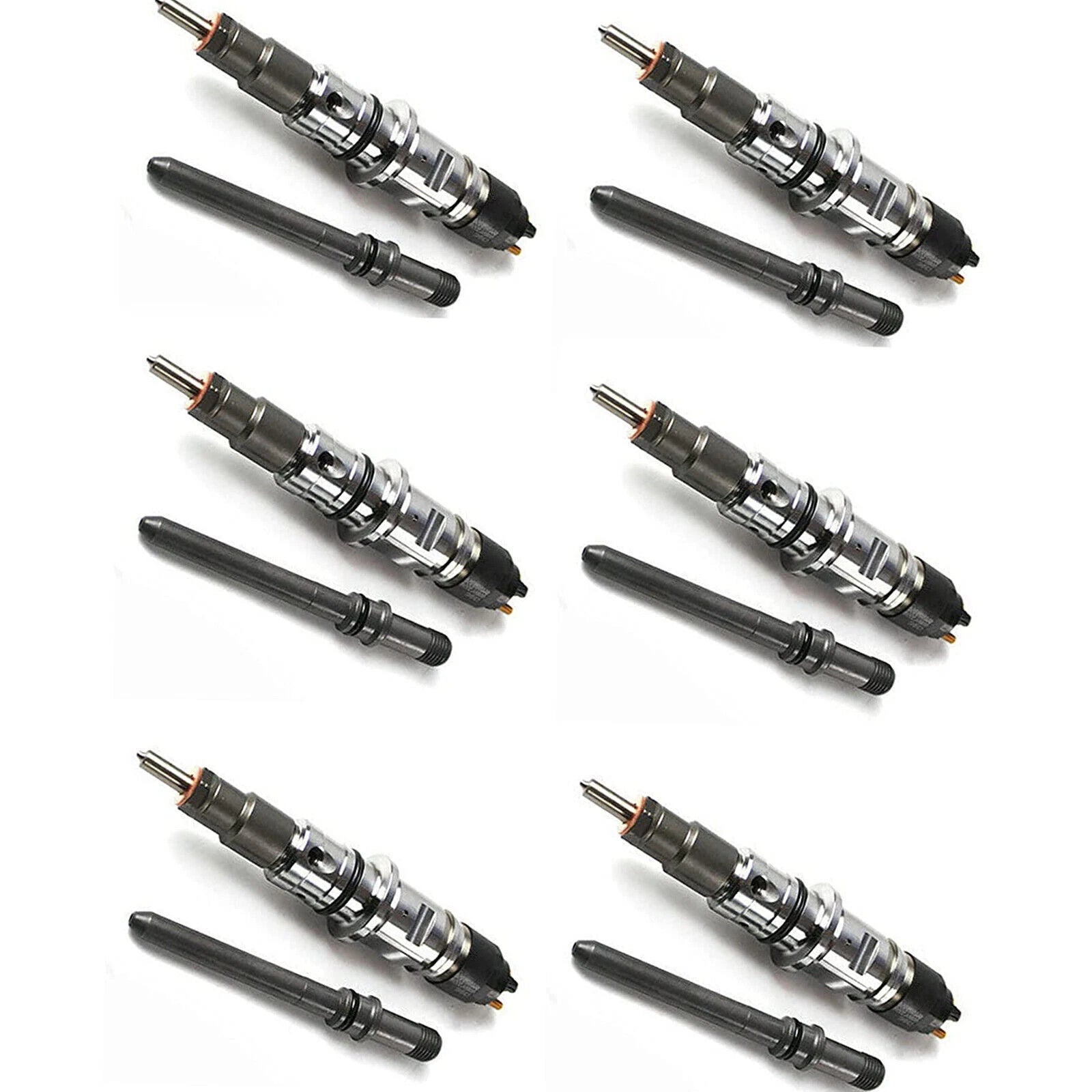6X Fuel Injector 0445120050 for Dodge Ram 6.7L Cummins (2007–2012)