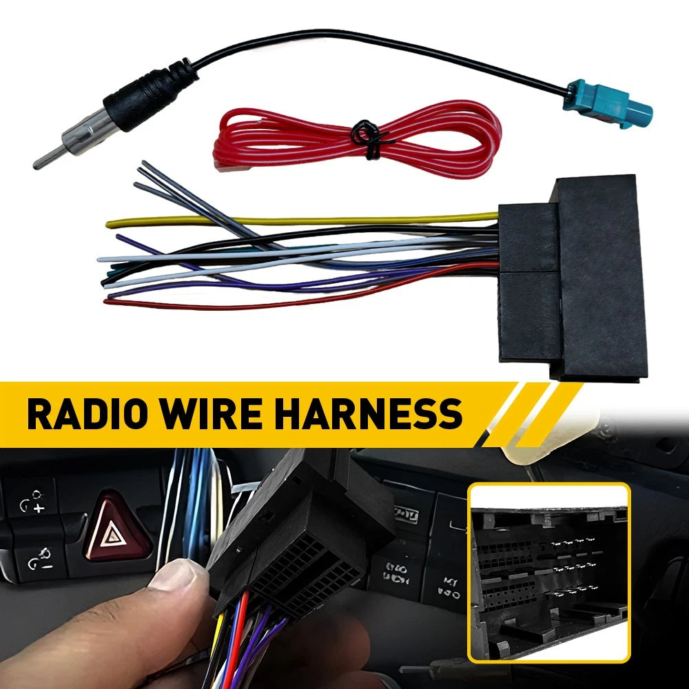 Radio Wiring Harness Adapter for Jeep Cherokee Grand Cherokee (2014–2019)