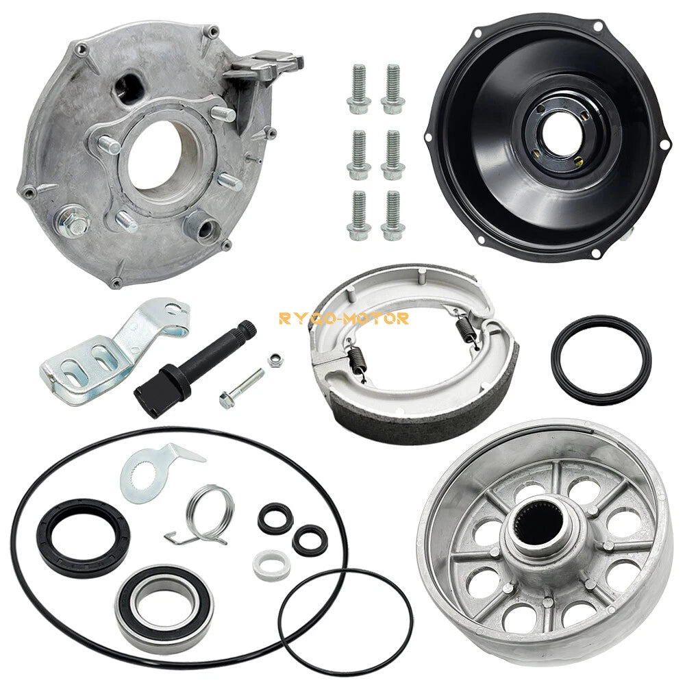 Rear Brake Drum Hub Plate Cover Seal for Honda FourTrax 300 4x4 (1988–2000)