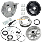 Rear Brake Drum Hub Plate Cover Seal for Honda FourTrax 300 4x4 (1988–2000)