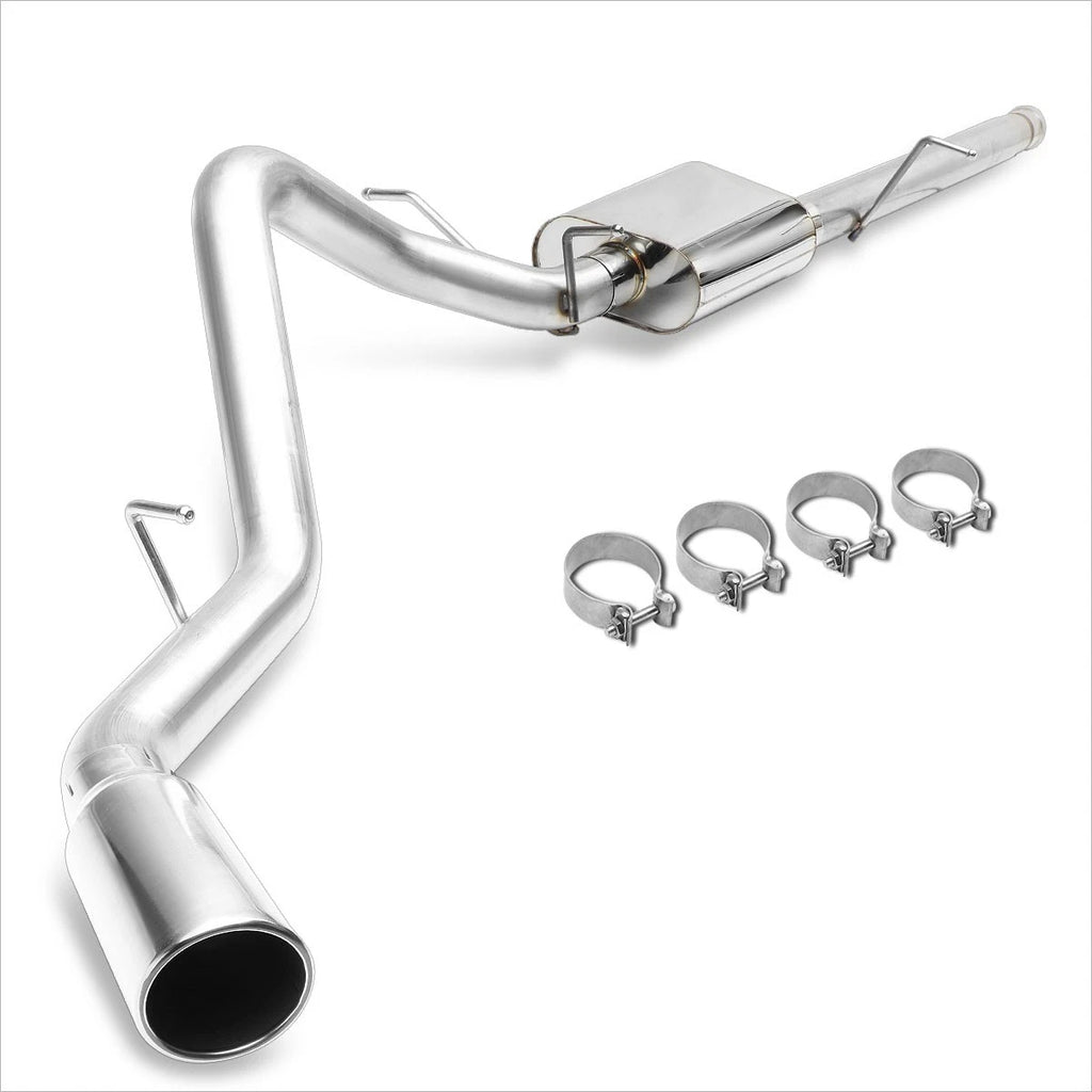 4" Round Tip Muffler Catback Exhaust System for Silverado/Sierra 1500 (2009–2013)