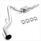 4" Round Tip Muffler Catback Exhaust System for Silverado/Sierra 1500 (2009–2013)