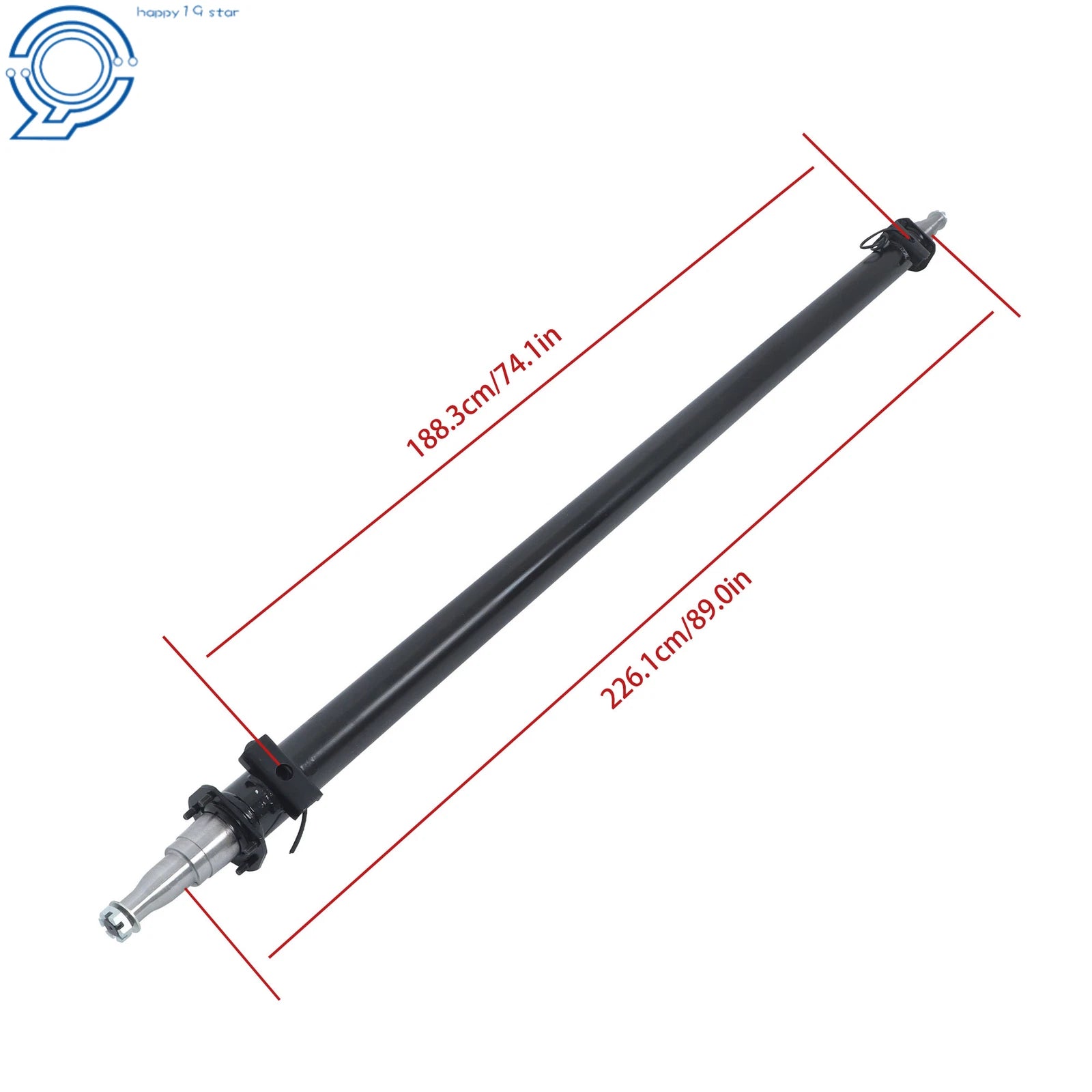 Trailer Axle Beam 6000lbs 89" Hub Face for Trailer (Fits Various Models)