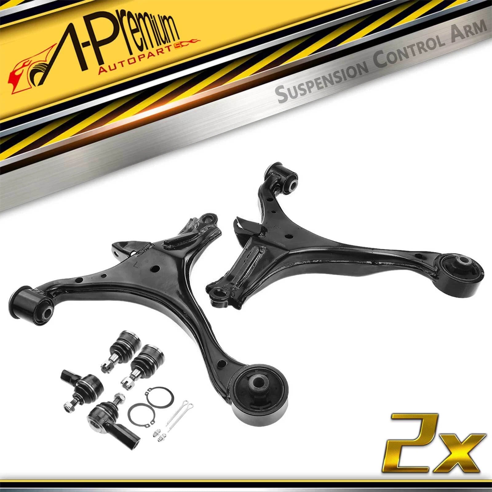 6X Control Arm Ball Joint Outer Tie Rod for Honda Civic 