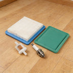 Air Filter Kit for Troy-Bilt TB110 TB230 (5.25x4.5x0.81 in)