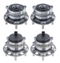 Moog Front & Rear Wheel Bearing and Hub Assemblies Kit for Hyundai Kia Sportage (2011–2016)