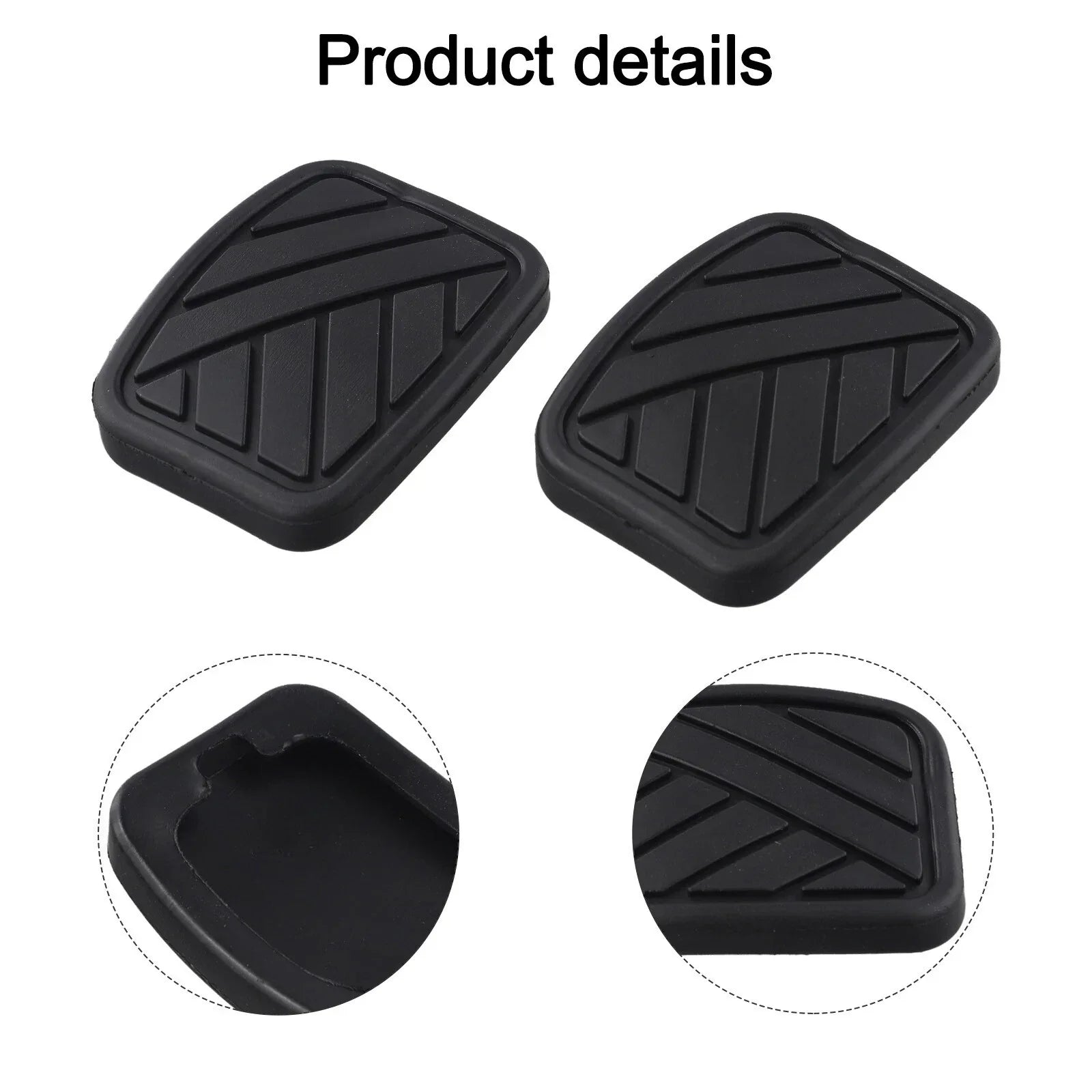 2 x Brake Pedal Pad Covers For Suzuki Swift / Vitara / Samurai (1981���1998)