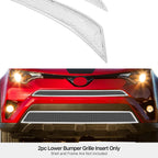 Stainless Chrome Mesh Grille Insert for Toyota RAV4 (2016-2018)