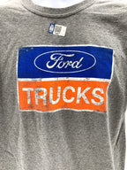Gray T Shirt Ford Trucks Logo for Ford F250 Powerstroke (2003–2022)