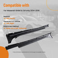 2X Side Skirt Extension Fiber Kit for Maserati Ghibli & Q4 (2014–2016)