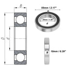 Deep Groove Ball Bearing 6907DDU for Scooter Skateboard (P0 35x55x10mm)