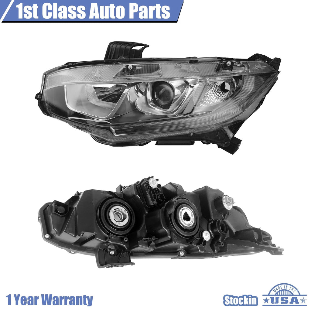 LED DRL Headlight Lamp for Honda Civic (2016-2021) Left Driver Side