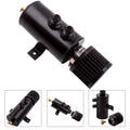 10AN Oil Catch Can Tank Reservoir with Breather Filter for Universal
