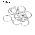 Set of 10 M14 Oil Drain Plug Gaskets for Volkswagen Eos, Audi N0138157