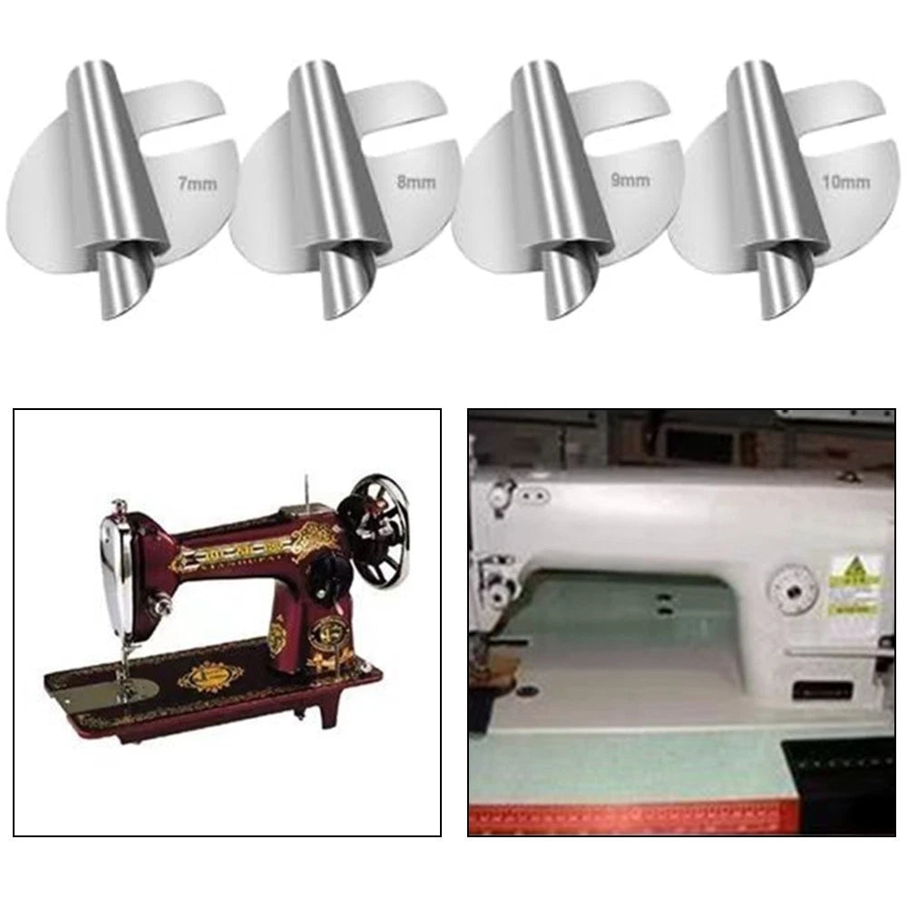 Spiral Hemming Machine Set of 4 Sizes (7-8-9-10mm) Easy Adjustments