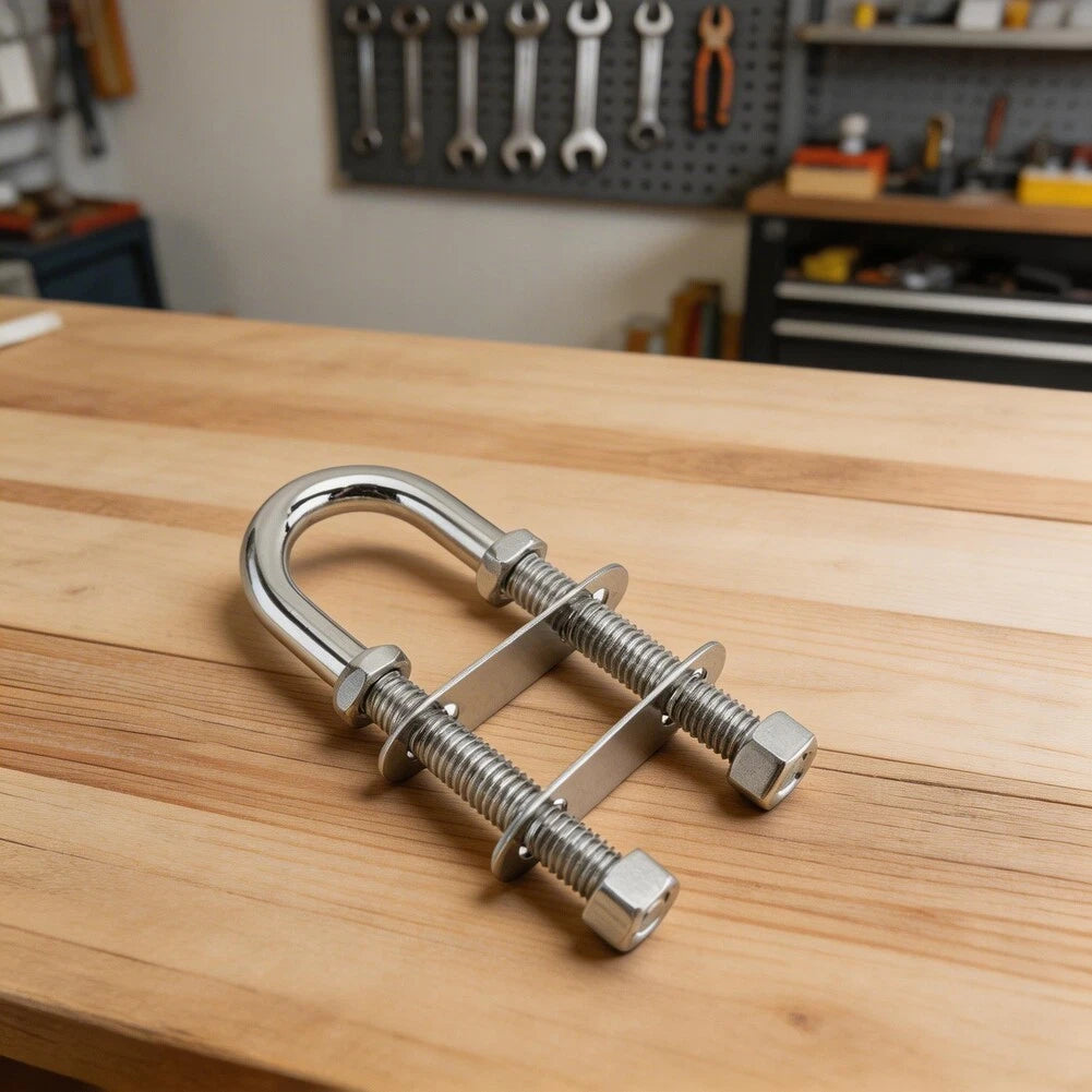 Stern Eye Tie Down U Bolt for Marine Boat (Stainless Steel)
