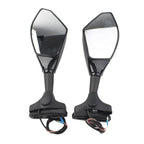 Rearview Mirror with LED Turn Signal for Honda Kawasaki Yamaha Suzuki