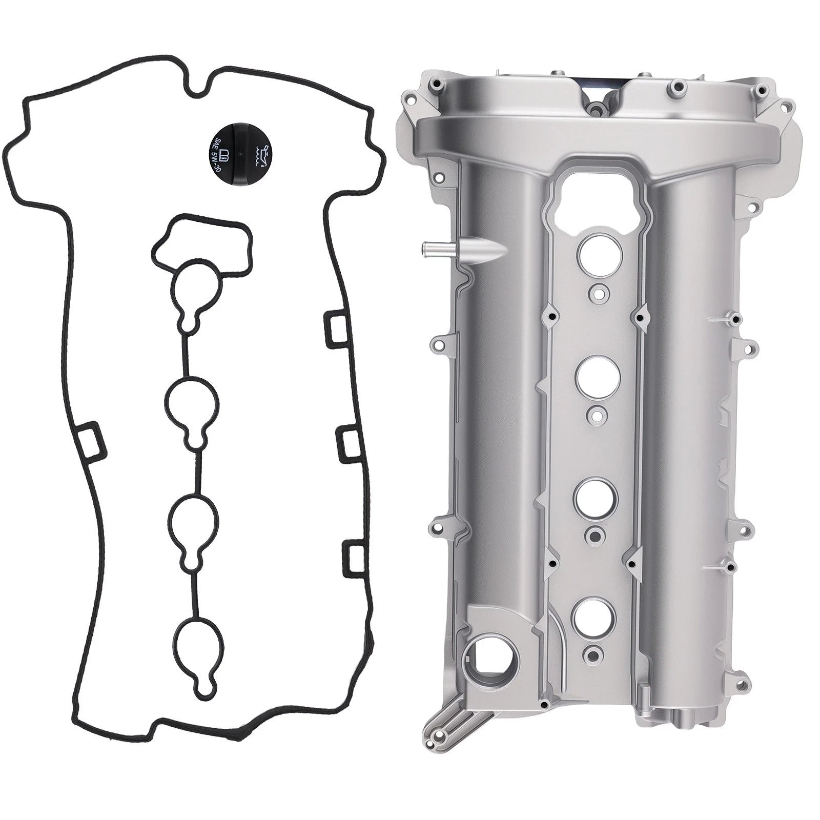 Engine Valve Cover for Chevrolet Captiva Sport (2012–2013) Silver