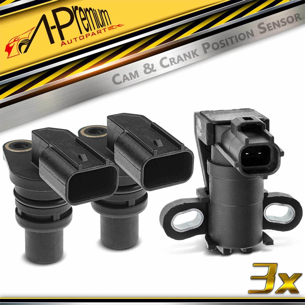 2X Camshaft & Crankshaft Position Sensor for Ford Transit Connect (2010–2013)