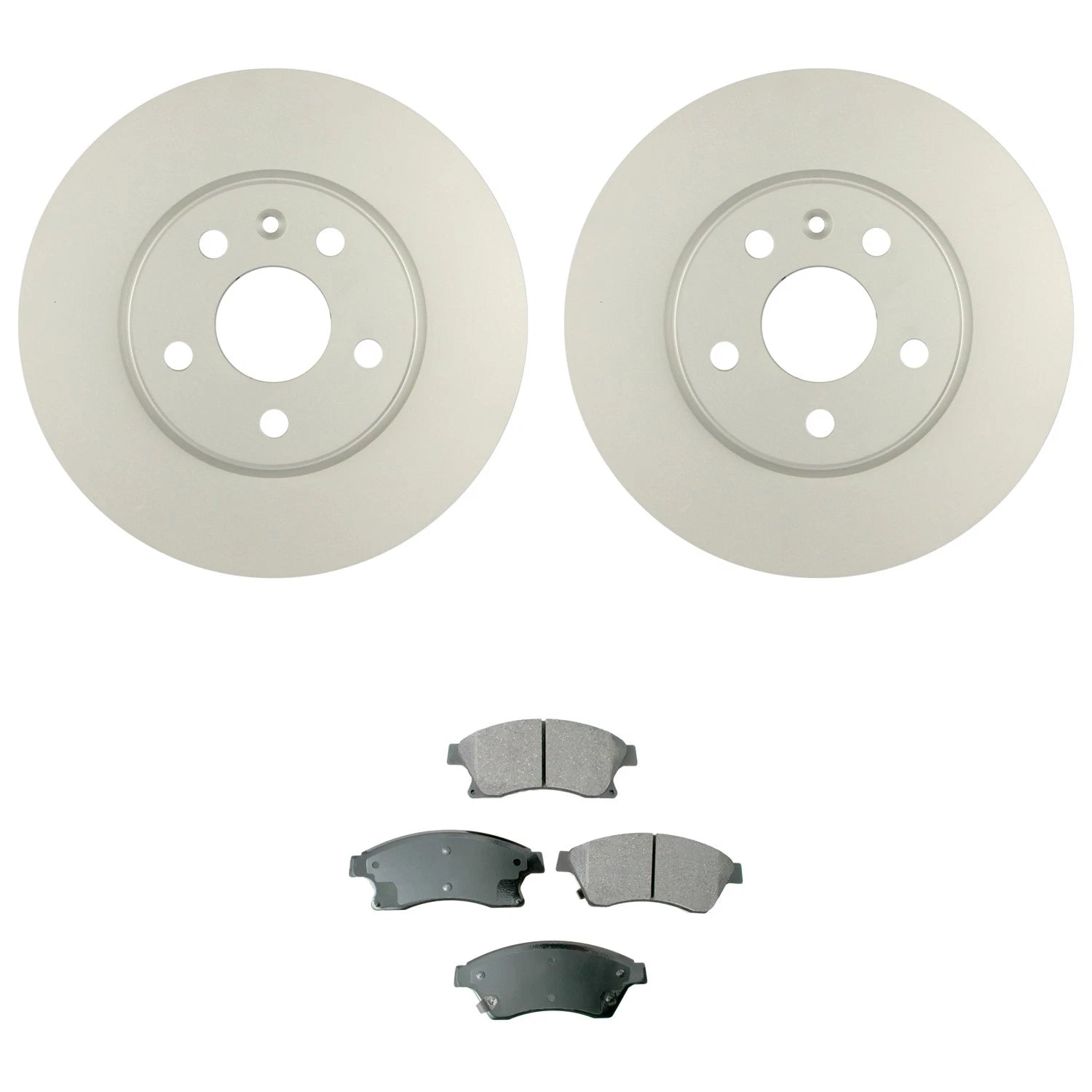 Brake Rotor & Pad Kit for Chevrolet Cruze Sonic (2011–2019) - Bosch, Akebono