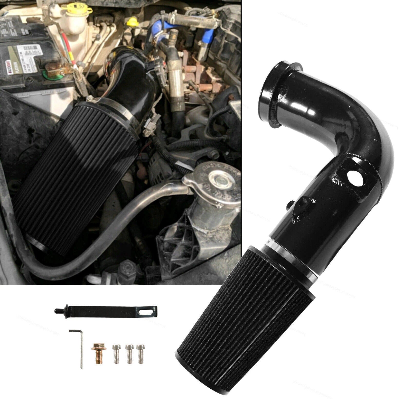 Cold Air Intake Kit with Filter for Dodge Ram 6.7L Cummins Diesel (2007–2012)