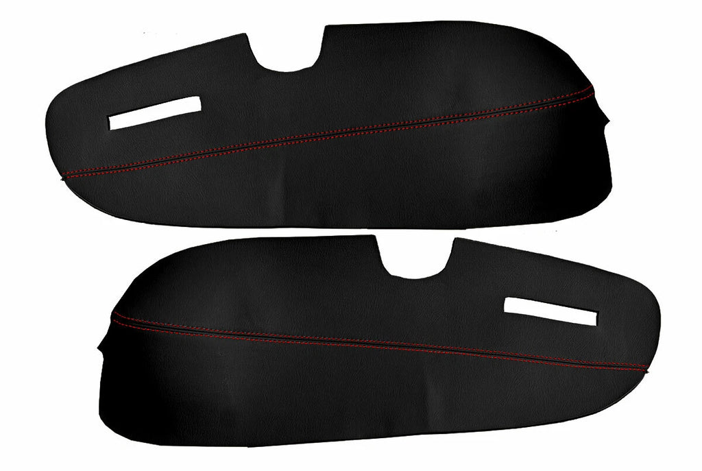 Armrest Door Panel Cover for Jeep Grand Cherokee (2011–2019) Red Stitch