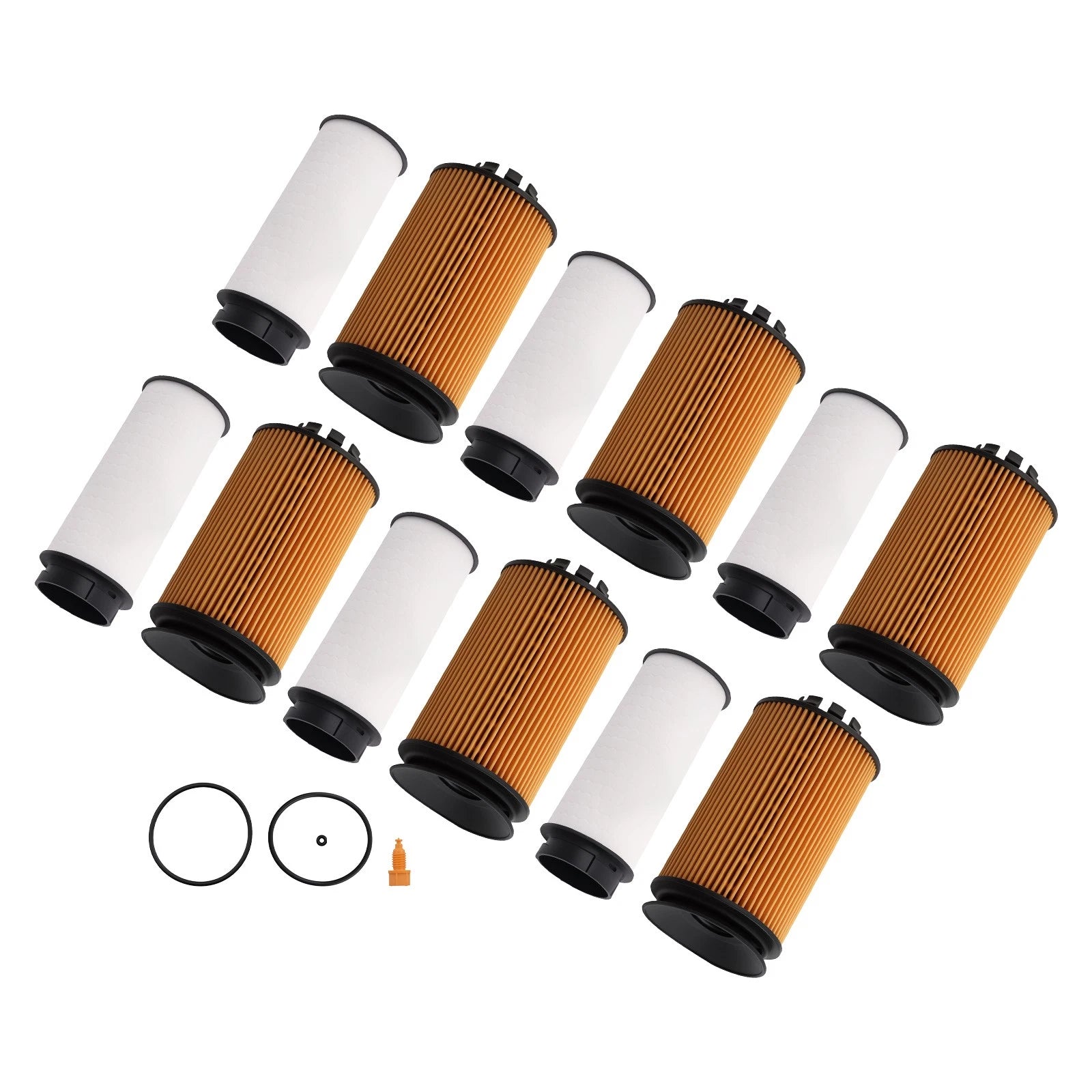Oil Filter Fuel Filter Kit 6pc for Mitsubishi Fuso Canter FE160/FE180 2012-2017