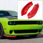 Pair Front Bumper Lip Splitter Protector for Dodge Challenger Hellcat (2015–2021)