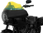 Klock Werks 9" Kolor Flare Windshield for FXRP (KWW-02-0609) - Yellow Ice