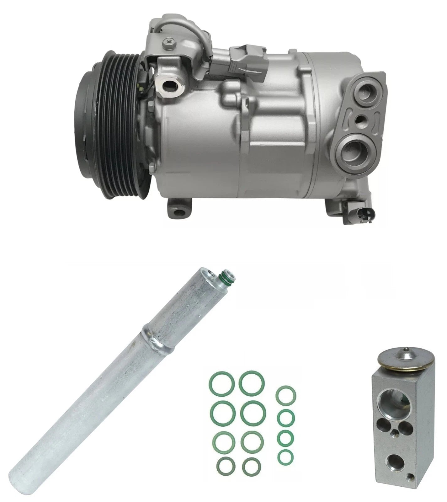 AC Compressor Kit Replacement for Fiat 500X 2.4L (2018–2018)