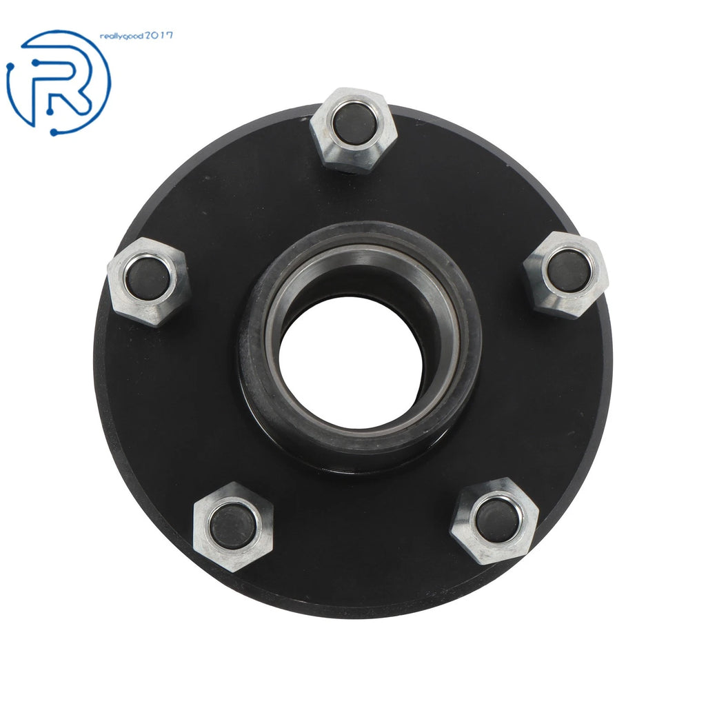 Set of 2 Trailer Idler Hub Kit for 2000 lbs Axle (5 Lug, 1-1/16")