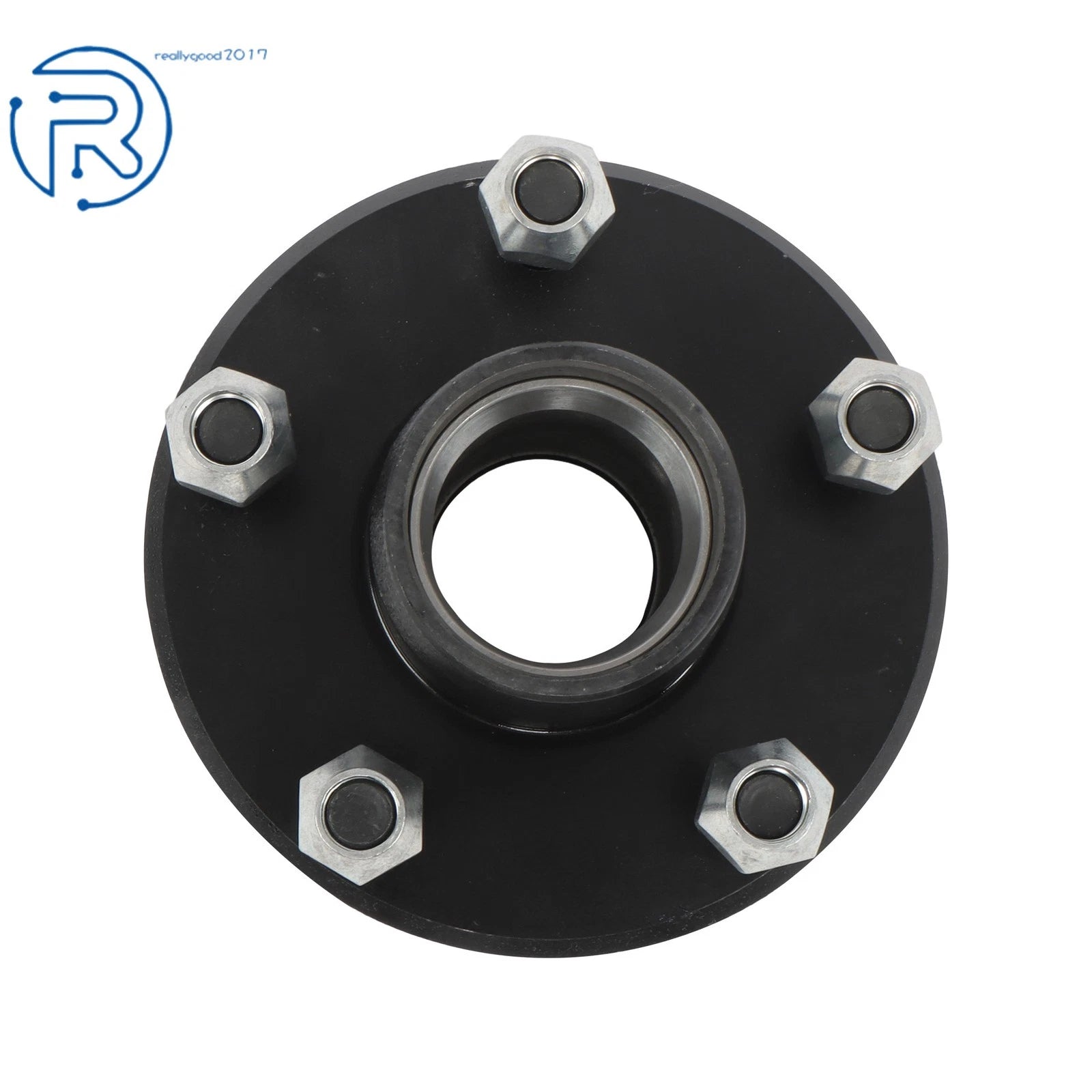 Set of 2 Trailer Idler Hub Kit for 2000 lbs Axle (5 Lug, 1-1/16")