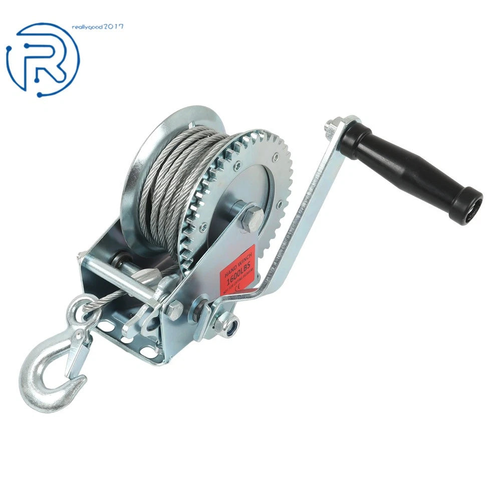 Hand Winch for Boat (1600 lbs Capacity)