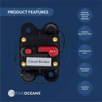80 Amp Circuit Breaker for Marine Windlass (12V)