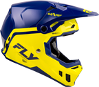 Fly Racing Formula CC Objective Helmet for Offroad (Medium, Navy/Yellow)