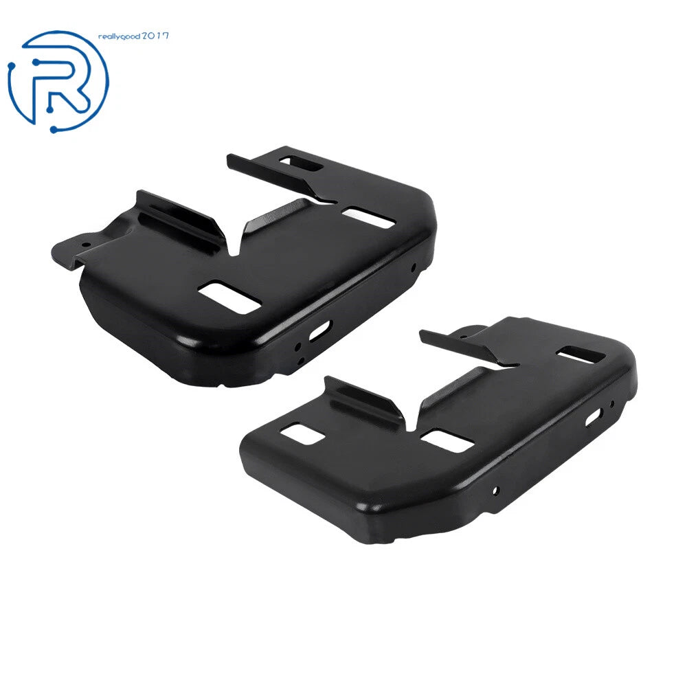 Front Bumper Bracket Set for Ford F-150 (2015-2020) Black Steel