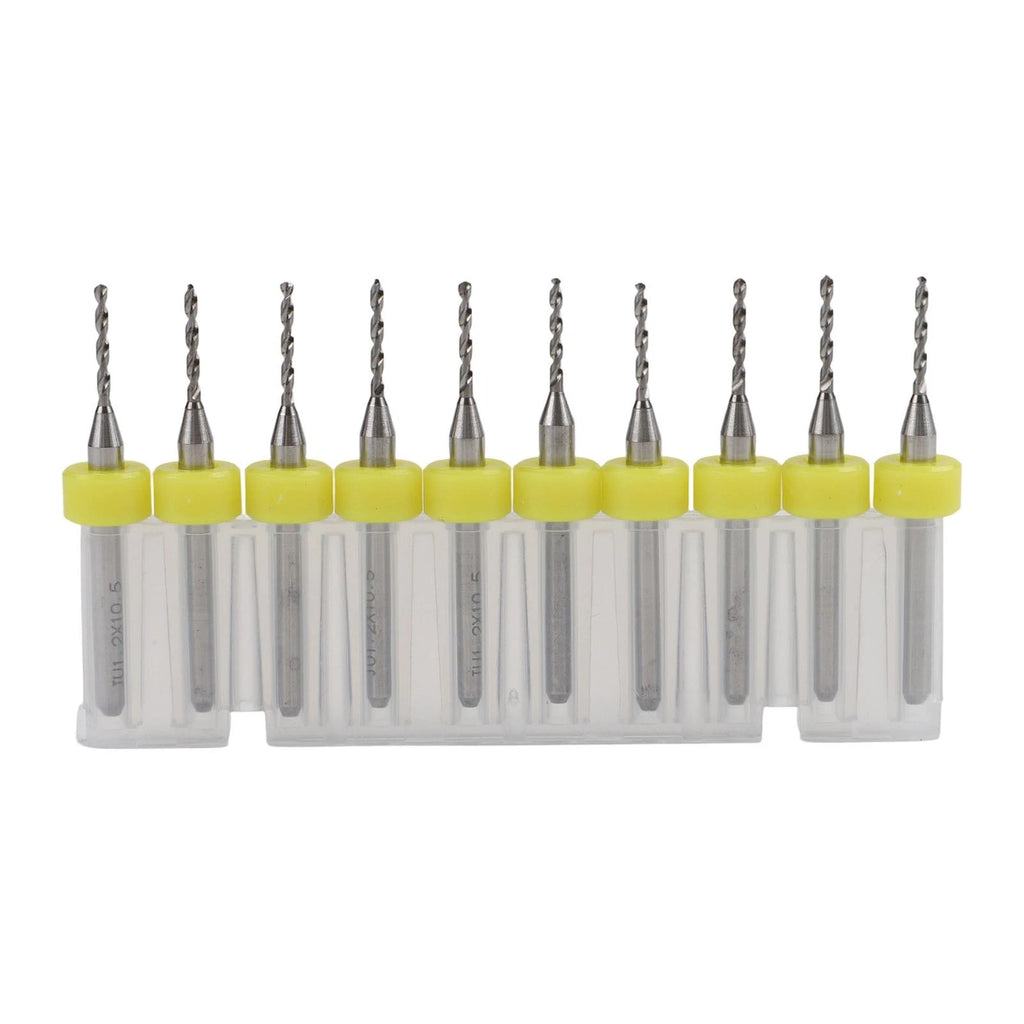 10PCS Carbide Drill Bits Set for Circuit Board and Metal