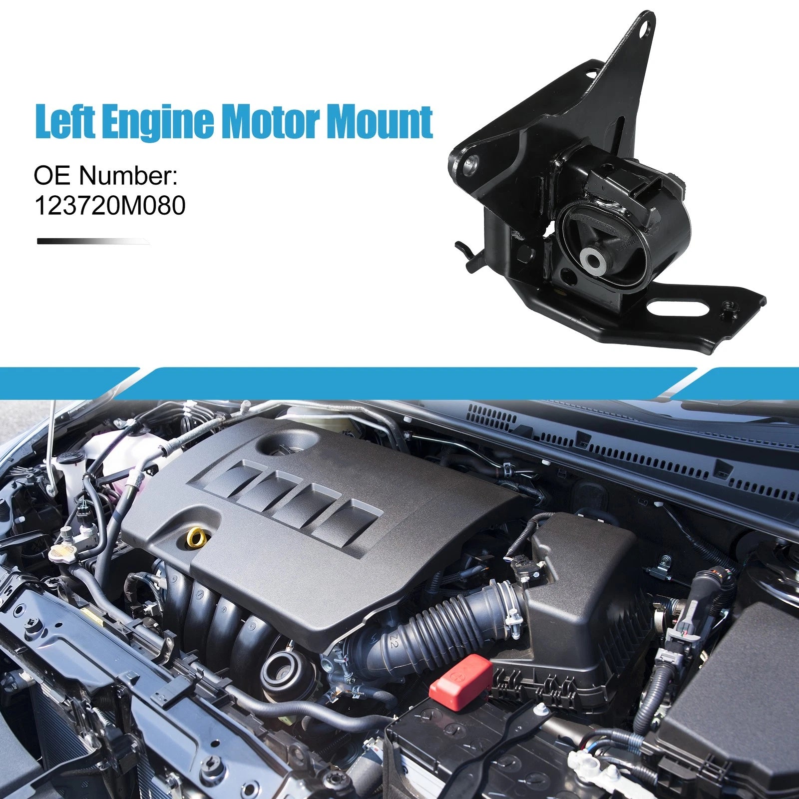 Engine Motor Mount Front Transmission Mount for Toyota Yaris (2008–2013)