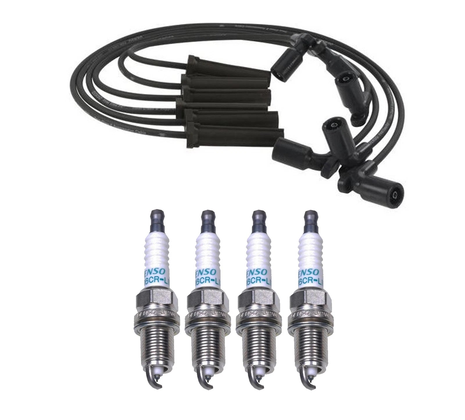Denso 8mm Wire Set for Mazda 2.0L L4 (Iridium Spark Plug Kit)
