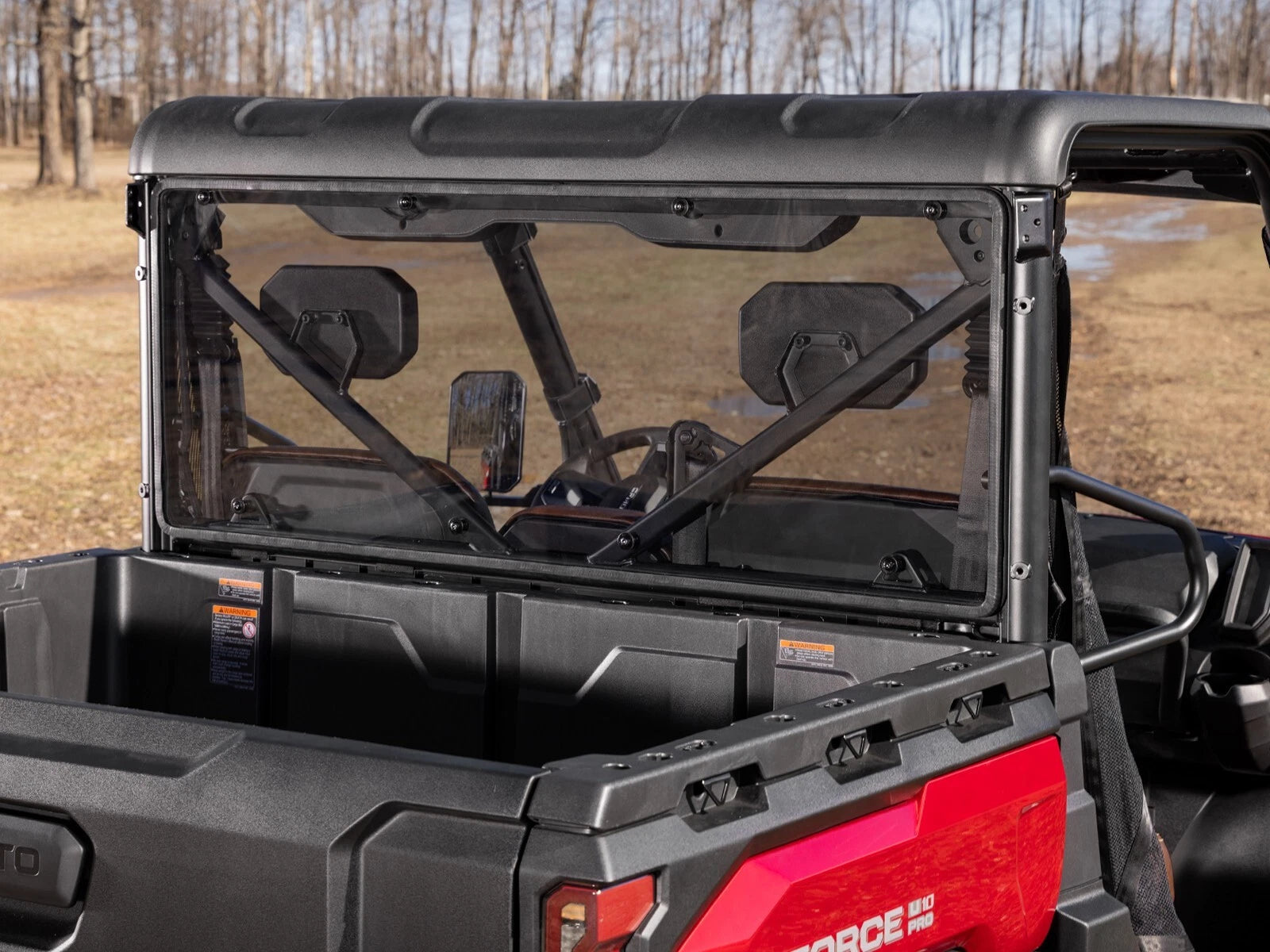 SuperATV Rear Windshield for CFMoto UForce U10 Pro (2025+)