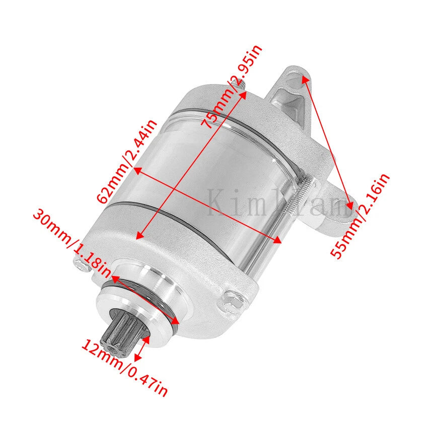 Starter for Yamaha YZ450F YZ450FX WR450F (2019–2023) B3J-81890-00 8R9-81890-00