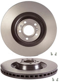 Brembo 2X Front Brake Disc Rotors Vented UV for VW Phaeton Audi A8 Q (2004–2006)