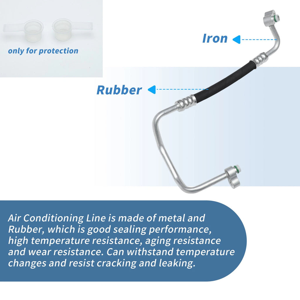 A/C Refrigerant Liquid Hose for BMW 525i (2004–2005) No. 64536910804