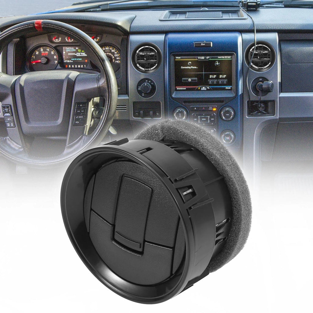 AC Heater Dash Air Vent Outlet for Ford F150 (2012–2014) Black