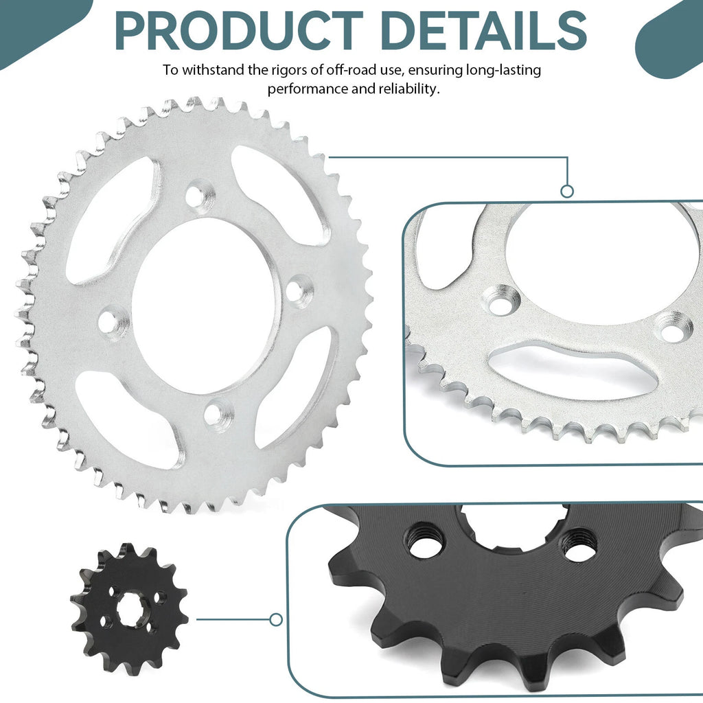 Sprocket Chain Set for Honda XR80R CRF80F (2000-2009)
