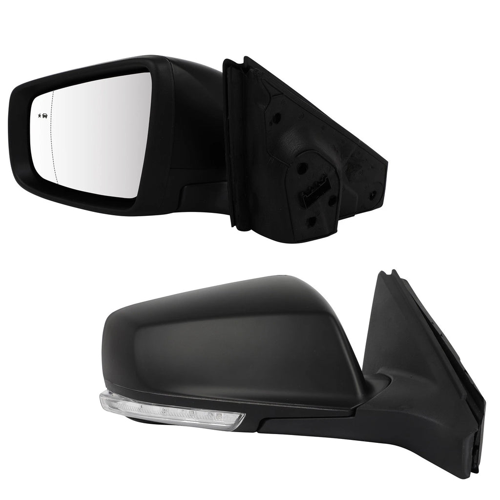 Pair Side Mirrors for Buick LaCrosse (2010–2012) w/Object Sensor, PTM